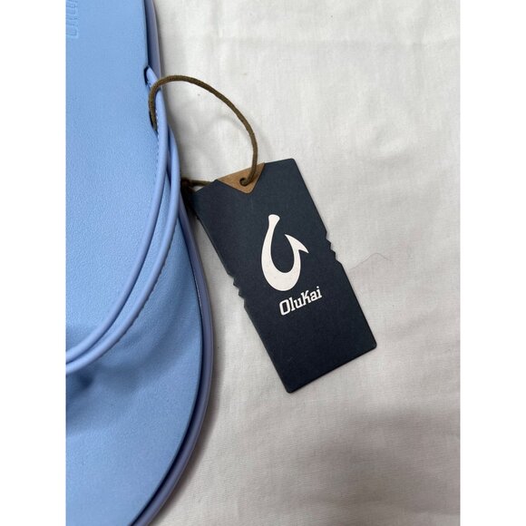 Olukai Womens Aka Cloud Blue Thong Toe Flip-Flops Size 9 - Picture 6 of 8